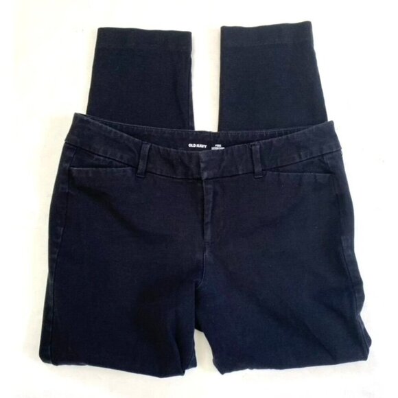 Old Navy Pixie Ankle Trousers Pants Stretch Black Size 6 Preowned. B40 - Picture 6 of 7